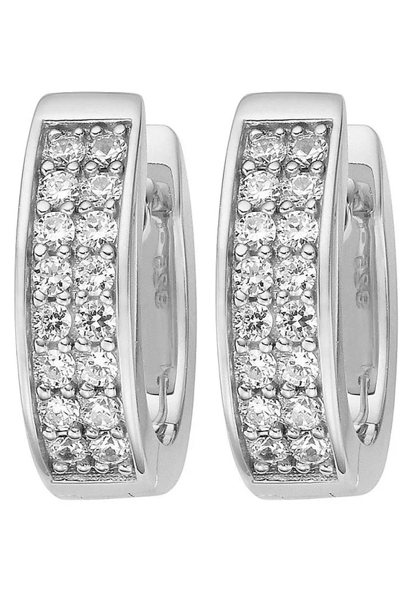 JETTE SILVER CREOLE  - Ohrringe - silver-coloured