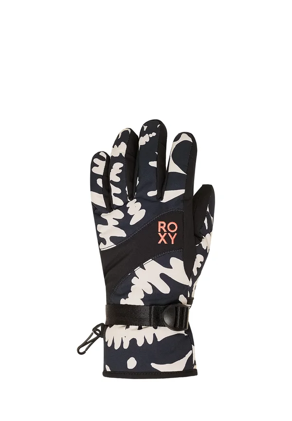 JETTY - Fingerhandschuh - true black big flower
