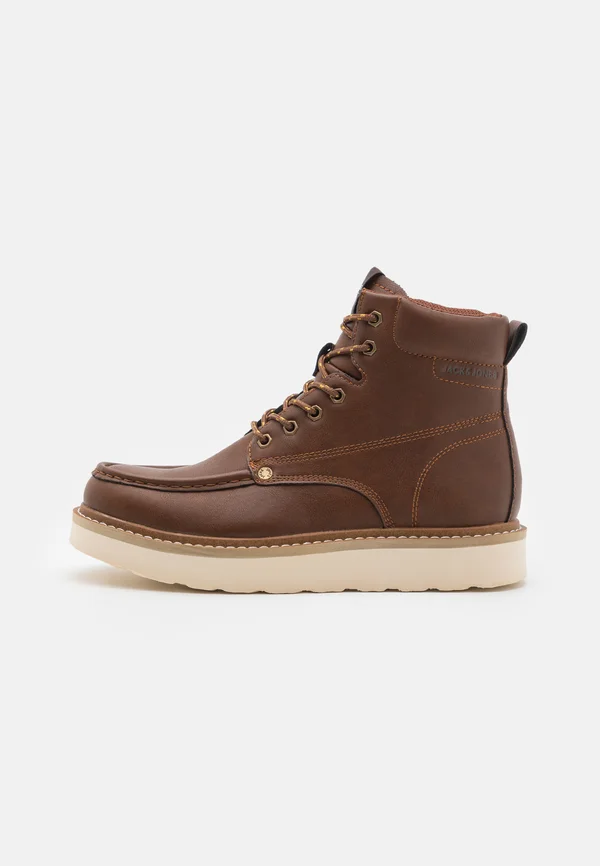 JFWARCHWAY BOOT - Schnürstiefelette - cognac