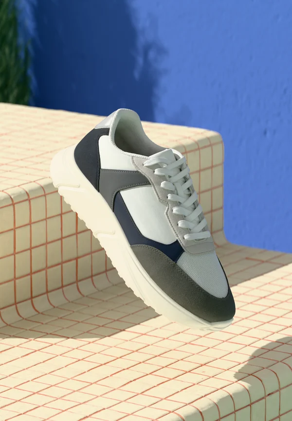 JFWASPIRE RUNNER - Sneaker low - white/black/grey