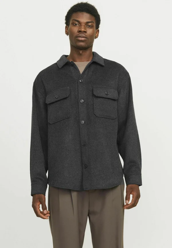 JJEBRADLEY OLLIE OVERSHIRT - Leichte Jacke - black