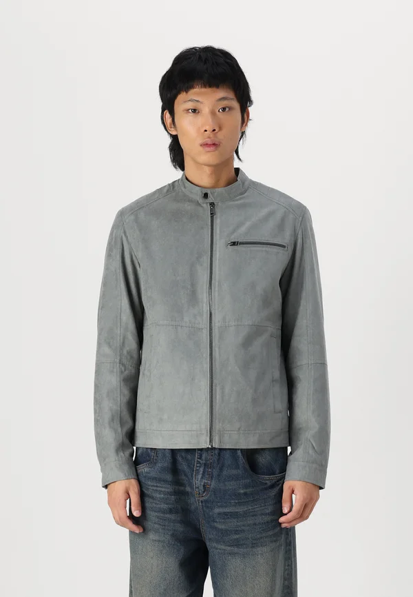 JJEDYLAN BIKER JACKET - Kunstlederjacke - sedona sage