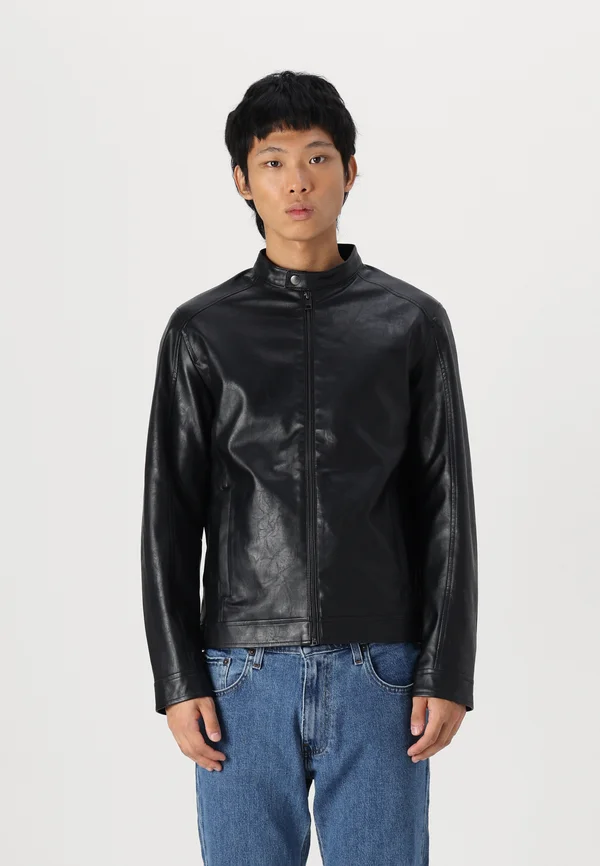 JJEDYLAN - Kunstlederjacke - black