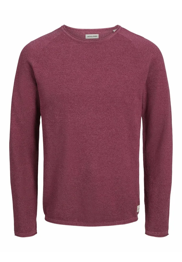 JJEHILL CREW NECK  - Strickpullover - maroon