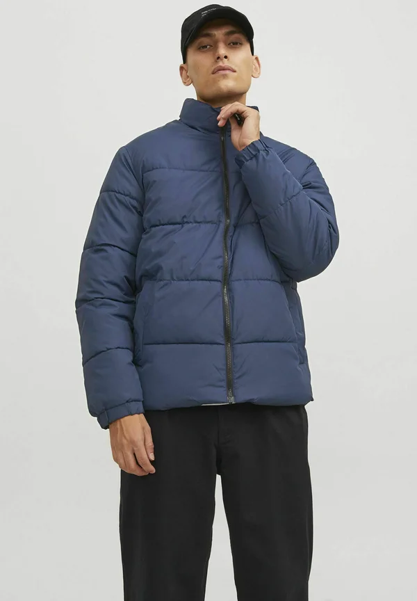 JJETOBY PUFFER COLLAR - Winterjacke - navy blazer