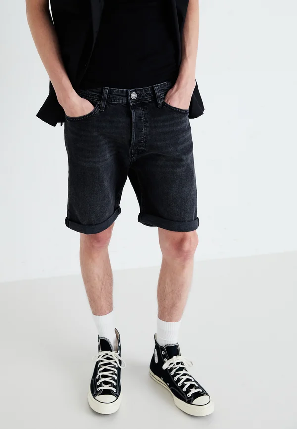 JJICHRIS JJORIGINAL - Jeans Shorts - black denim