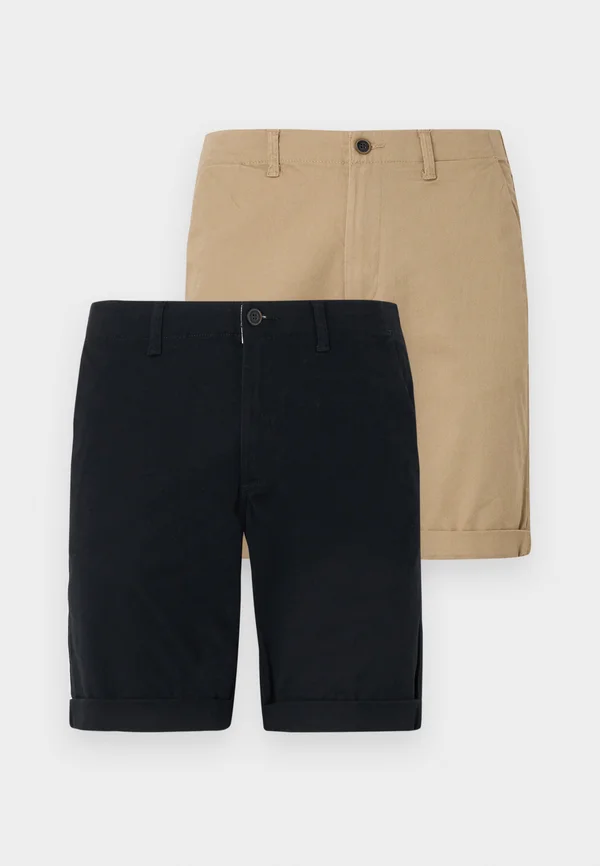 JJIDAVE 2 PACK - Shorts - dark navy/crockery