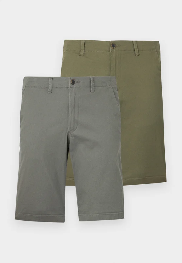 JJIDAVE 2 PACK - Shorts - dusty olive/castor gray