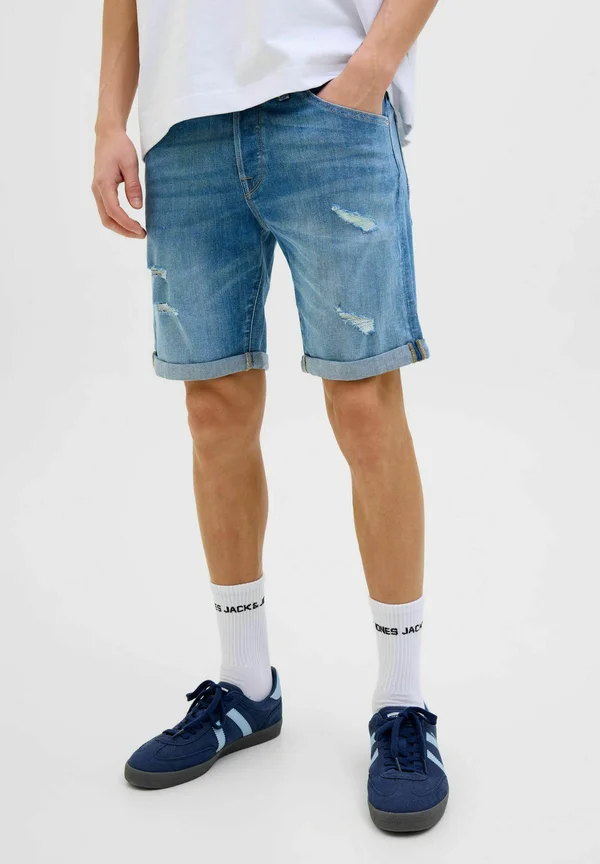 JJIRICK JJFOX  - Jeans Shorts - blue denim