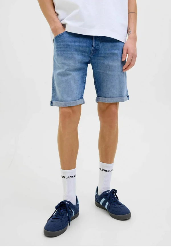 JJIRICK JJFOX  - Jeans Shorts - blue denim