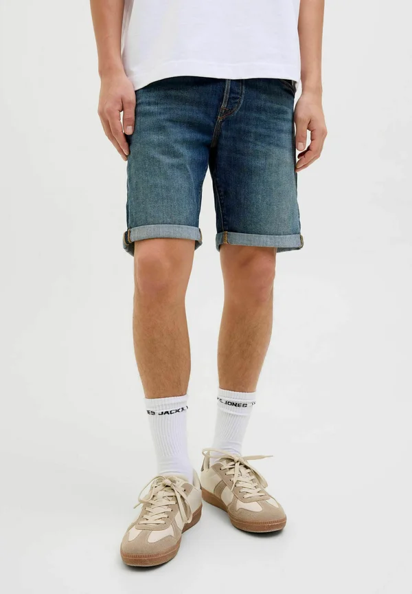 JJIRICK JJFOX  - Jeans Shorts - blue denim