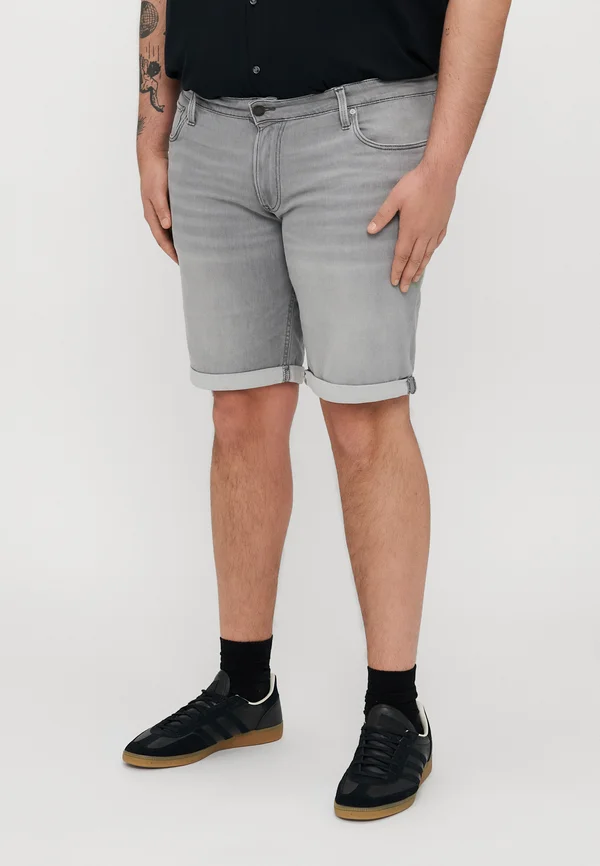 JJIRICK JJICON - Jeans Shorts - grey denim