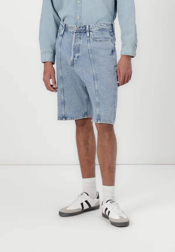 JJIRON JJORIGINAL  - Jeans Shorts - blue denim