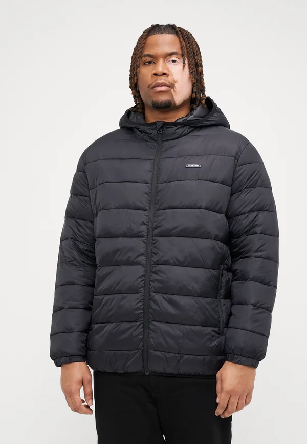 JJVINCENT PUFFER HOOD - Übergangsjacke - black