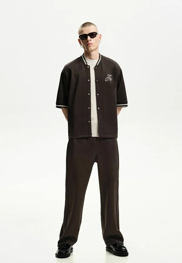 JOGGER-BAGGY - Jogginghose - dark brown