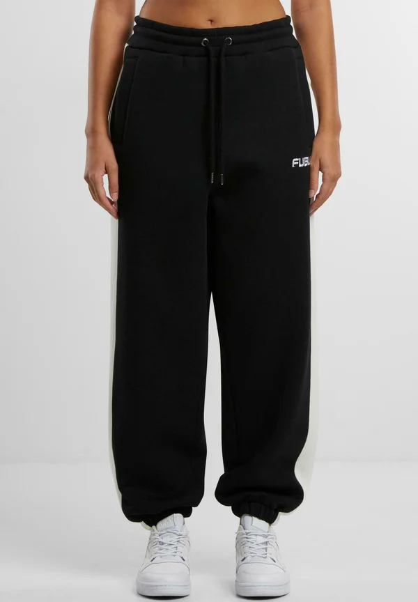 JOGGER - Jogginghose - black sand white