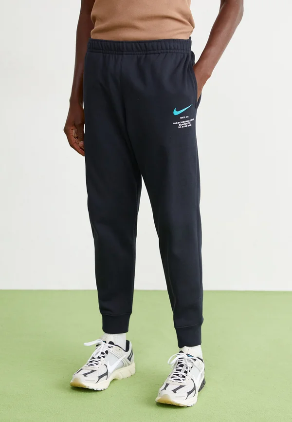 JOGGER   - Jogginghose - black/dusty cactus