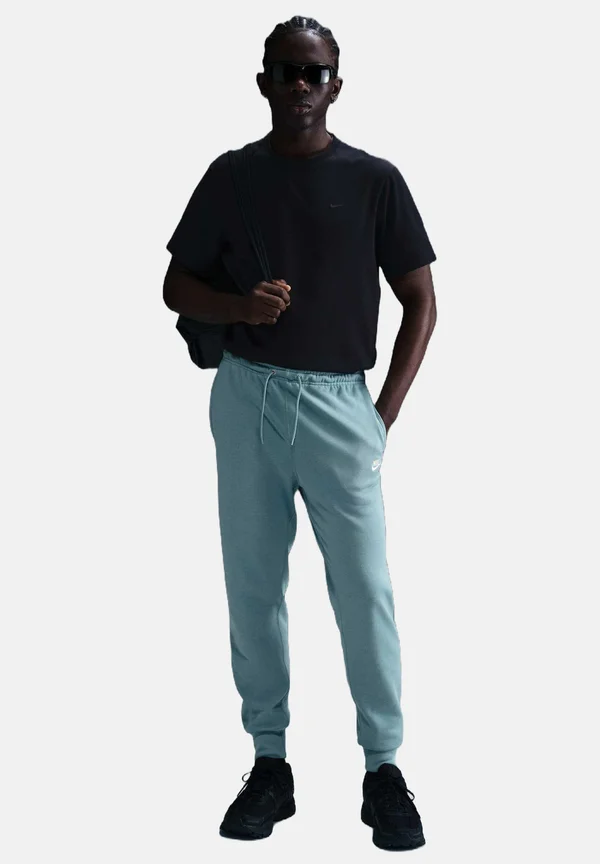 JOGGER - Jogginghose - denim turquoise denim turquoise white