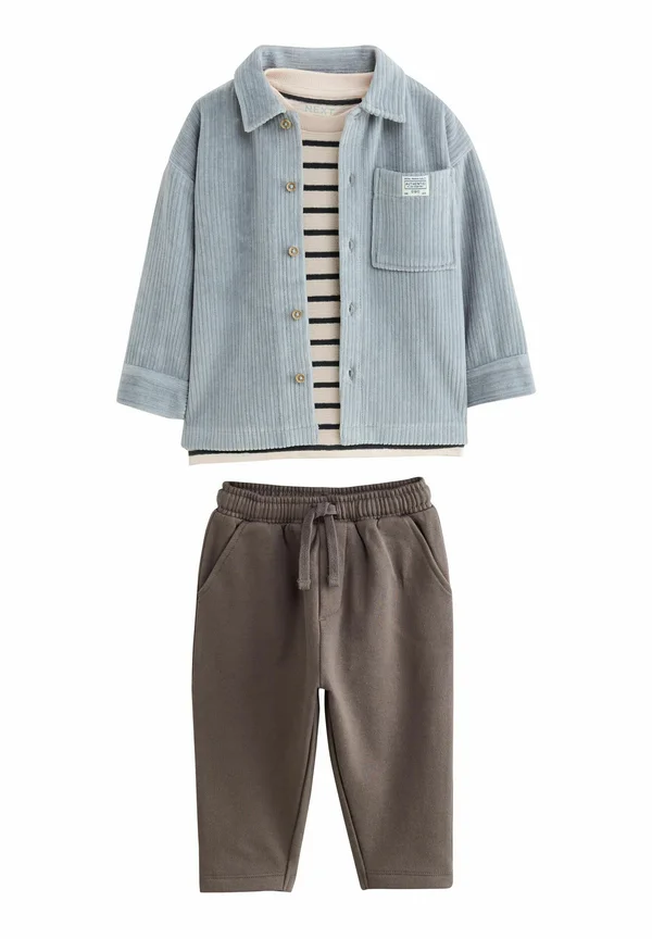 JOGGERS 3 PIECE SET - T-Shirt basic - blue cord