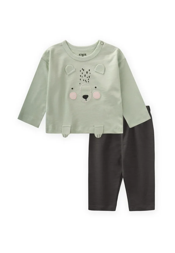 JOGGERS SET - Sweatshirt - light green