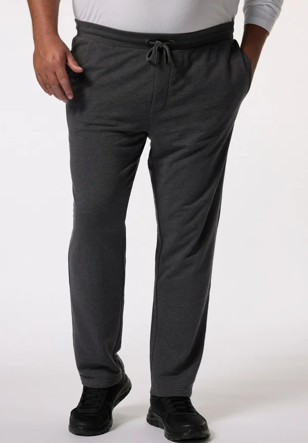 JOGGING ELASTIKBUND - Jogginghose - charcoal gray melange