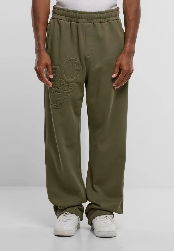 JOGGING - Jogginghose - washed faded olive