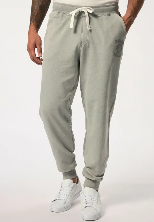 JOGGING VINTAGE WASH ELASTICATED WAIST - Jogginghose - medium gray