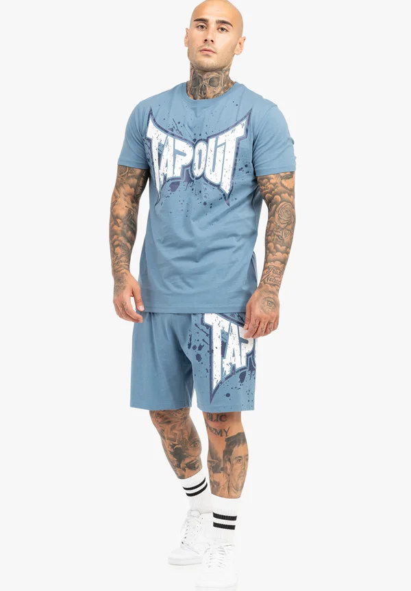 Jogginghose - pigeon blue white navy