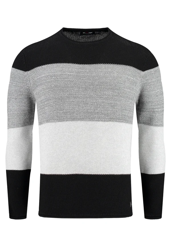 JOGI ROUND NECK - Strickpullover - black