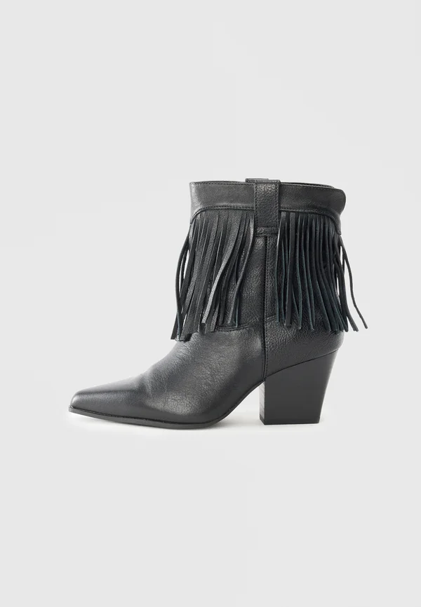 JOLLENE - Cowboy-/Bikerstiefelette - black