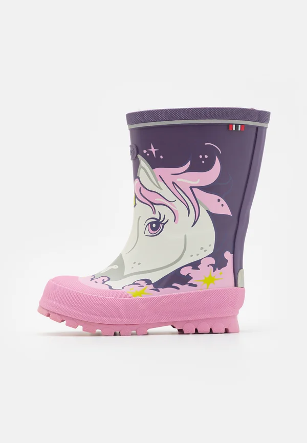 JOLLY UNISEX - Gummistiefel - purple/multi-coloured