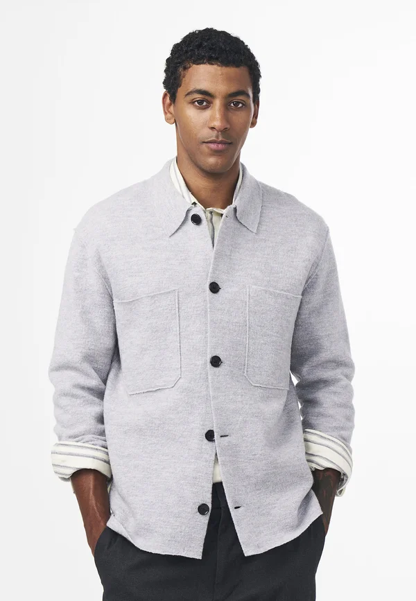 JONAS - Strickjacke - grey melange