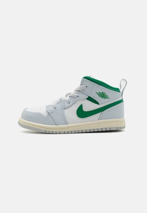 JORDAN 1 MID BT UNISEX - Sneaker high - summit white/pine green/pure platinum/sail