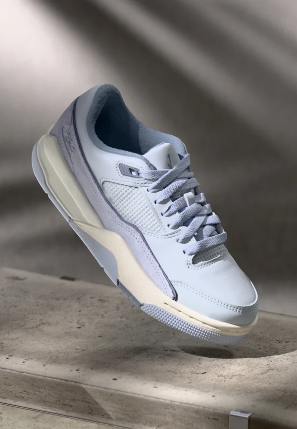 JORDAN FLIGHT COURT - Sneaker low - pure platinum-coloured/ashen slate/ghost/sail