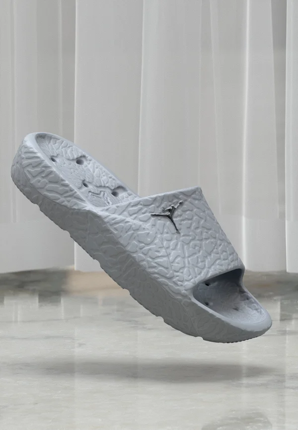 JORDAN FRANCHISE SLIDE - Badesandale - cement grey/black