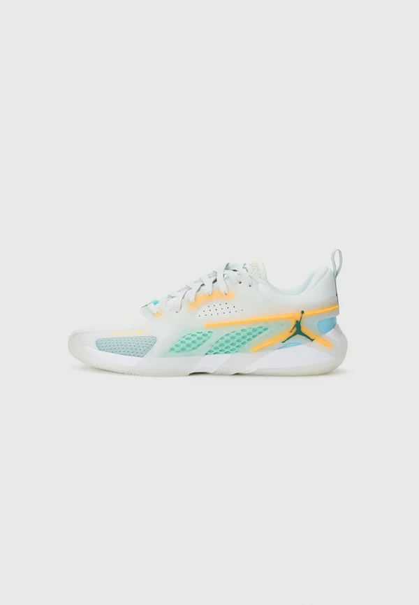 JORDAN HEIR - Basketballschuh - off white/orange/blue
