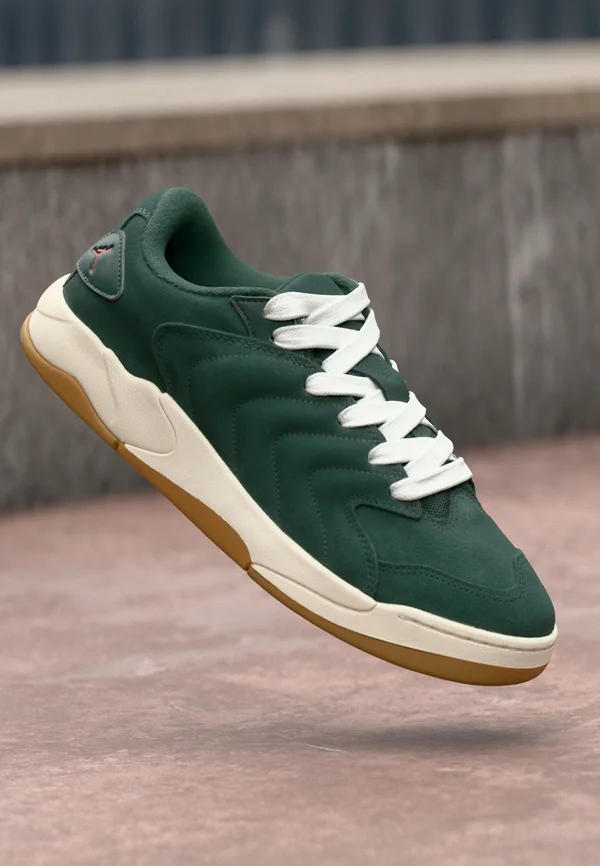 JORDAN SESSION - Sneaker low - midnight green/varsity red/deep fir/pale ivory/light brown/white