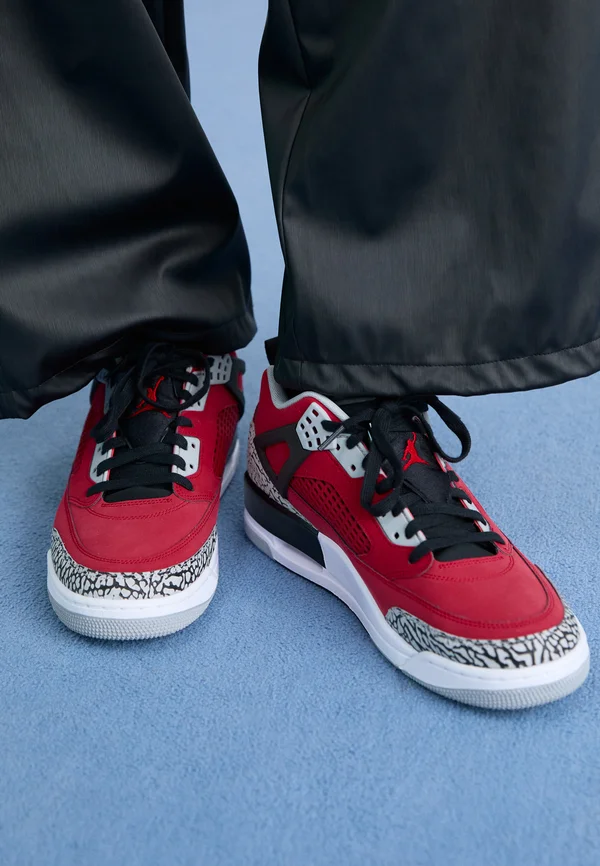 JORDAN SPIZIKE - Sneaker low - gym red/black/wolf grey/cool grey