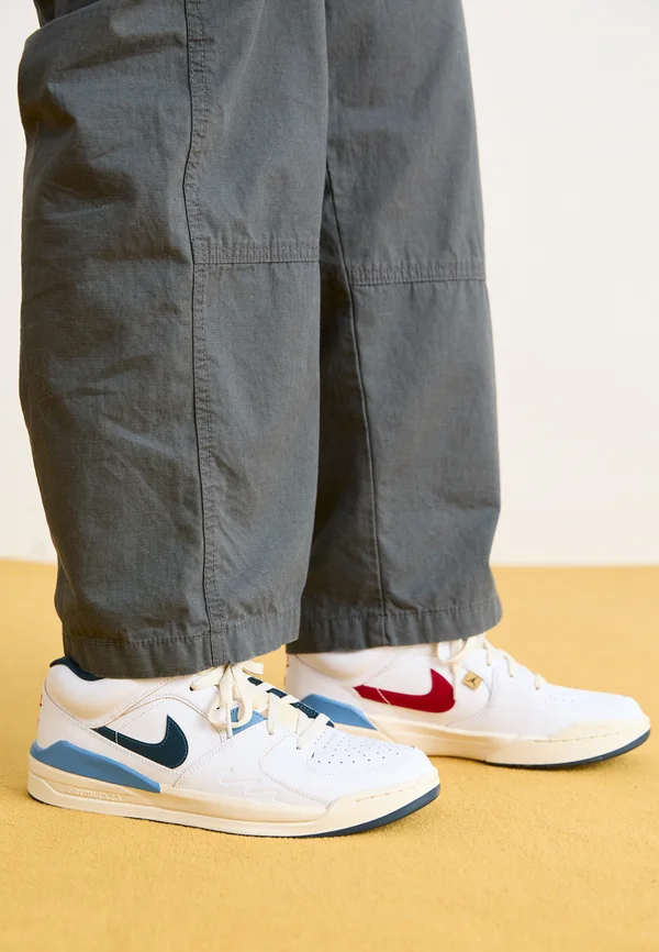 JORDAN STADIUM 90 UNISEX - Sneaker low - white/armory navy/pale ivory/aegean storm/gym red