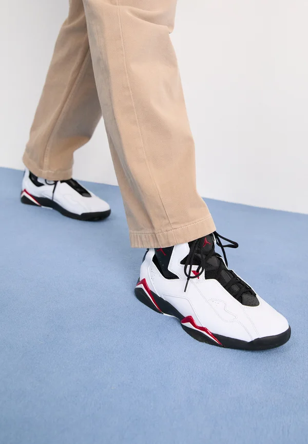 JORDAN TRUE FLIGHT - Sneaker high - white/varsity red/black