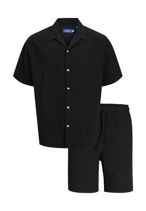 JOREASTER PATRAS SET - Shorts - black pack shirts shorts