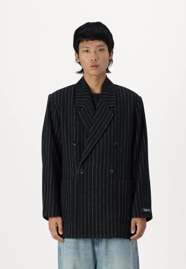 JORVERMONT OVERSIZED BLAZER - Anzugsakko - dark grey/pin stripe