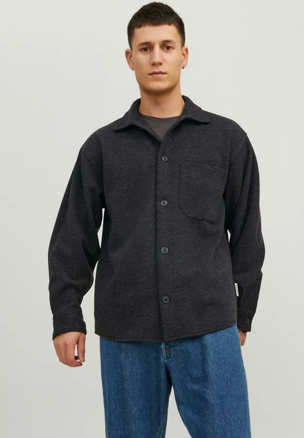 JORZAC MELANGE LS - Leichte Jacke - black