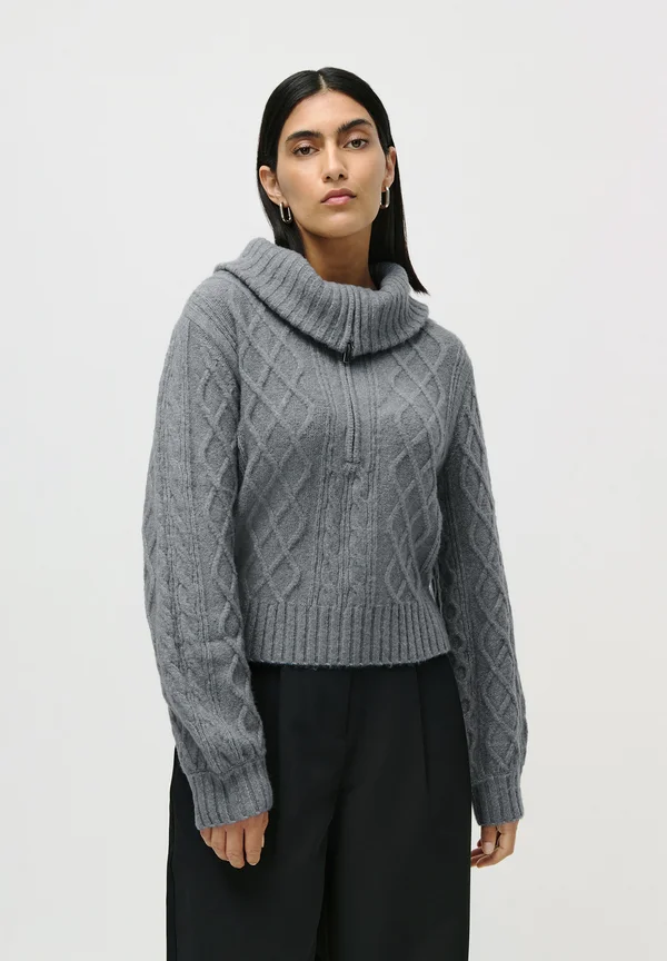 JOSEFINA  - Strickpullover - gey melange