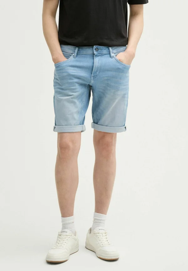 JOSH  - Jeans Shorts - bleached blue denim