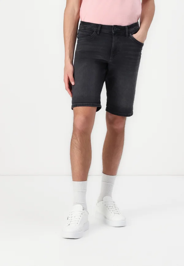 JOSH REGULAR - Jeans Shorts - black denim