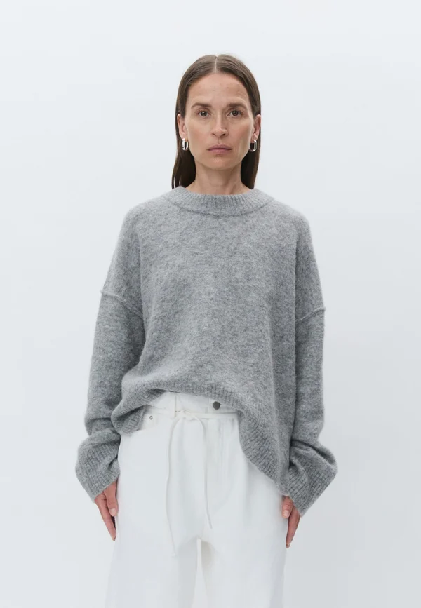 JOSIE COZY DAYS - Strickpullover - medium grey melange