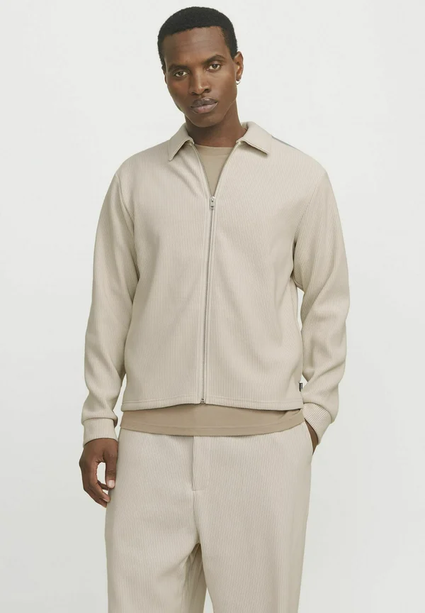 JPRBLARICK ZIP  - Strickjacke - moonbeam