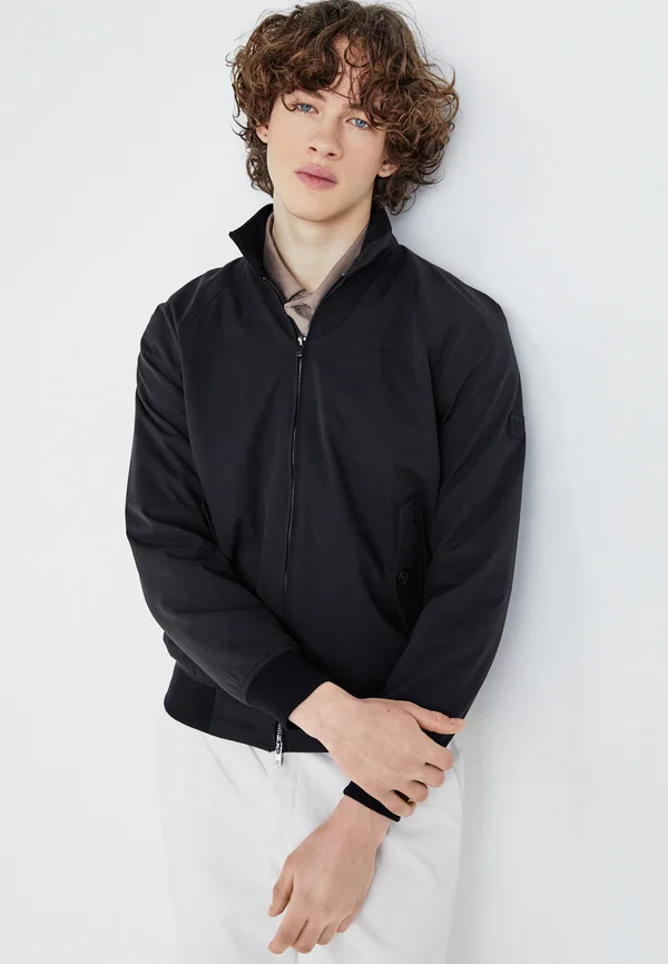 JPRBLURUDY HARRINGTON - Übergangsjacke - black