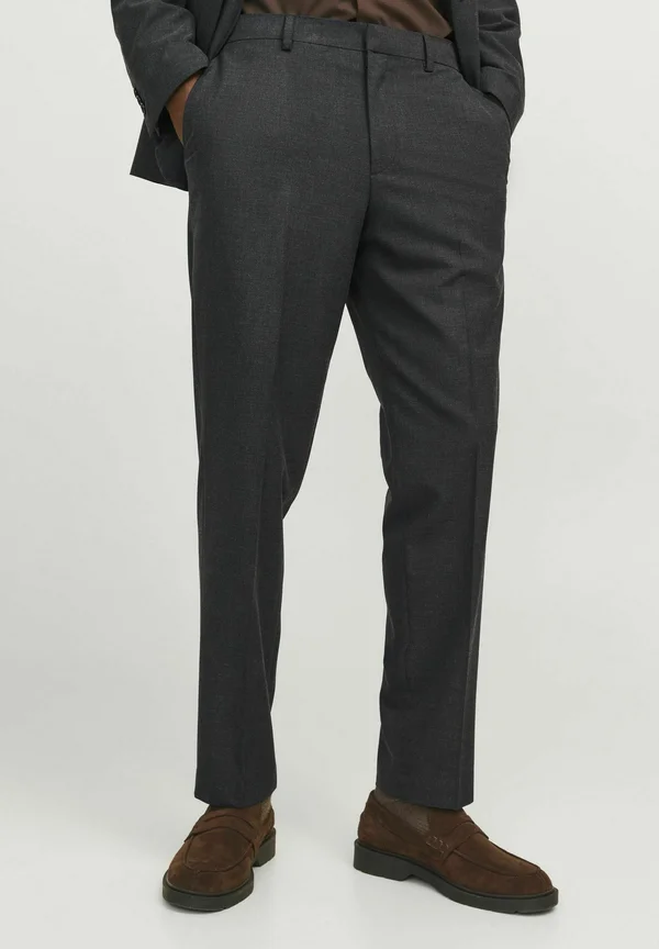 JPRBUSHWICK NORMAL GESCHNITTEN - Stoffhose - dark grey